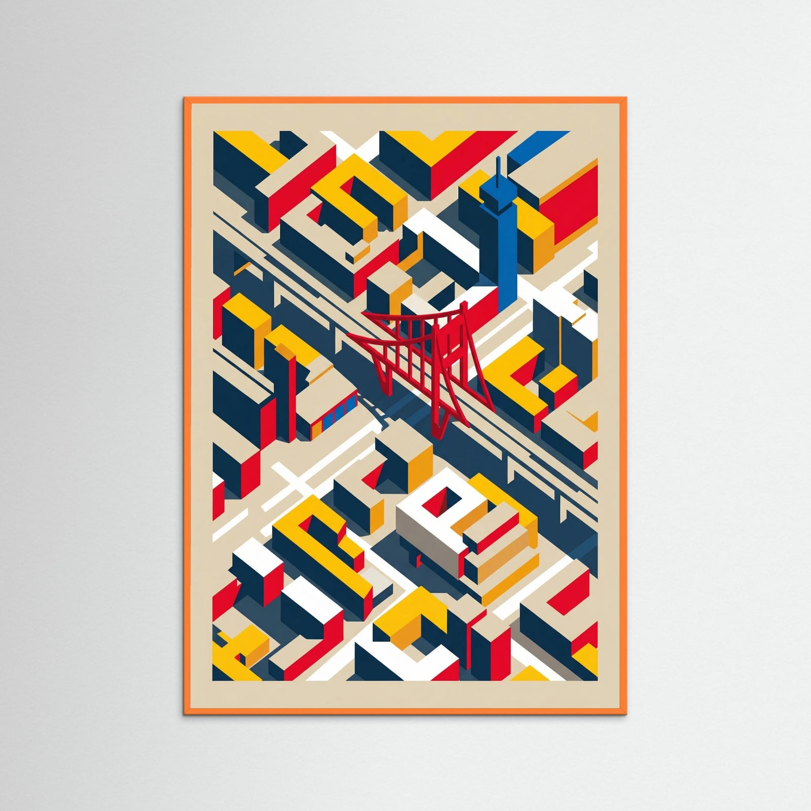 Orange Wood Spatial Geometry