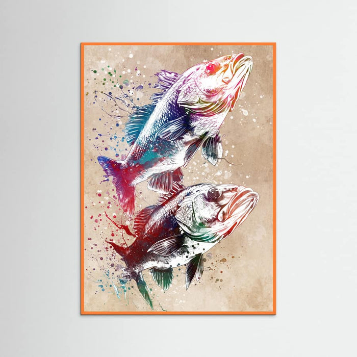 Sport Fishing 1 Poster – Poster und Kunstdruck