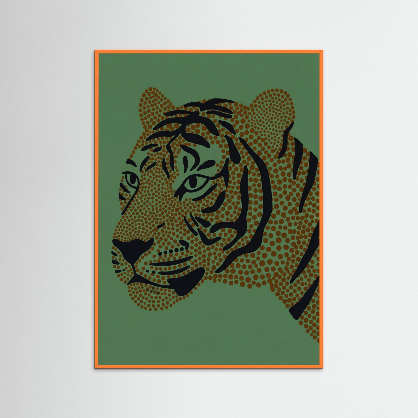 Orange Wood Spotted Whimsy