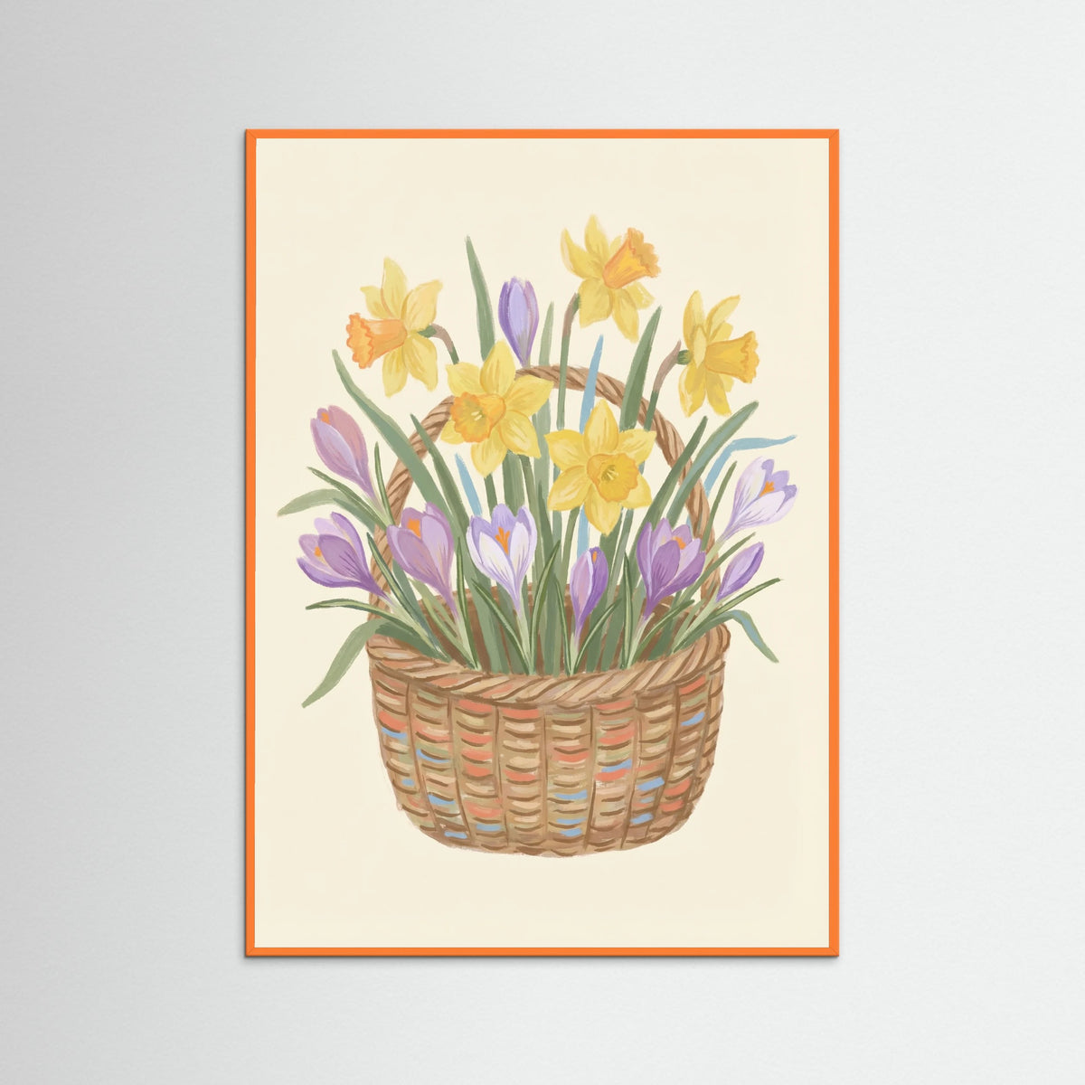 Orange Wood Spring Bloom