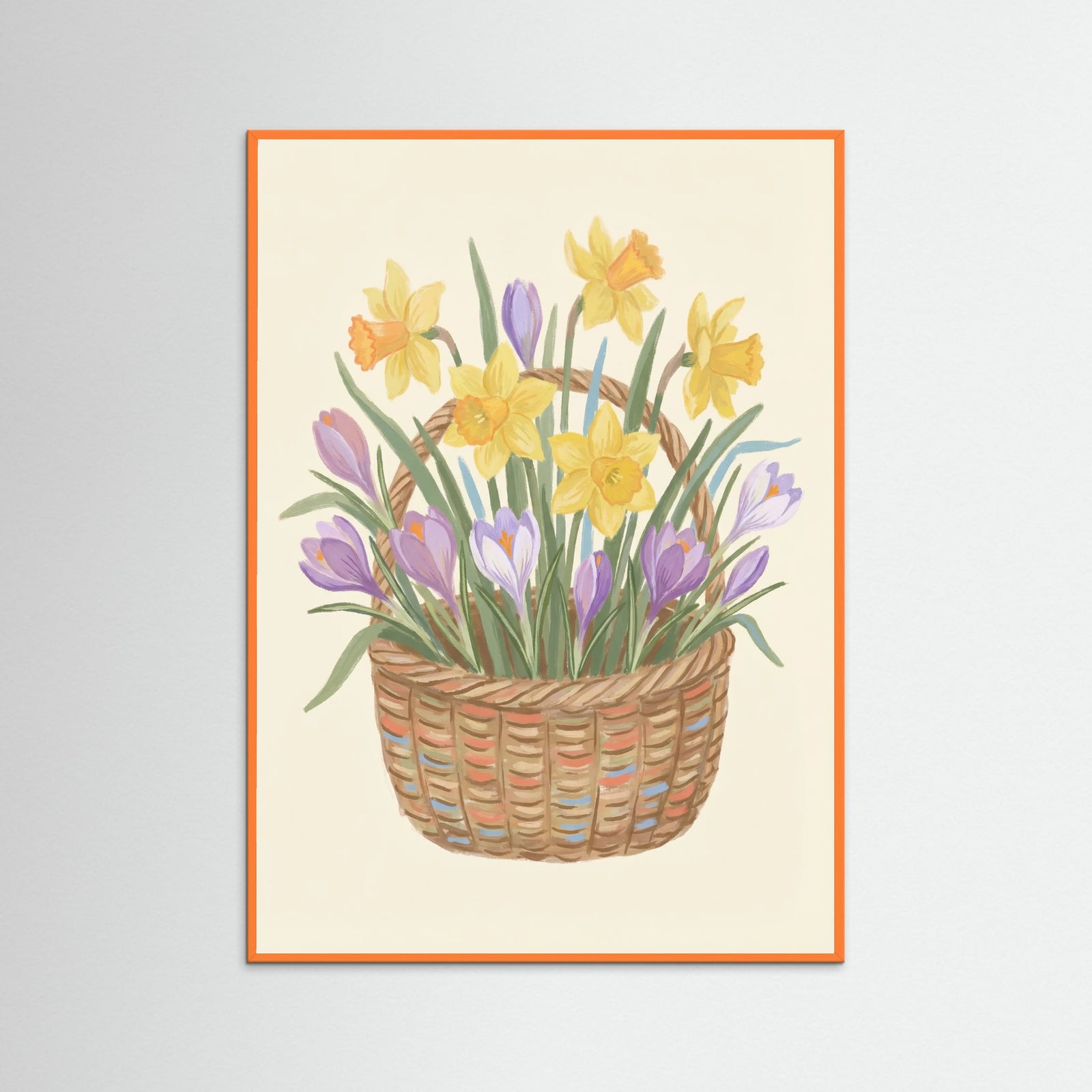 Orange Wood Spring Bloom