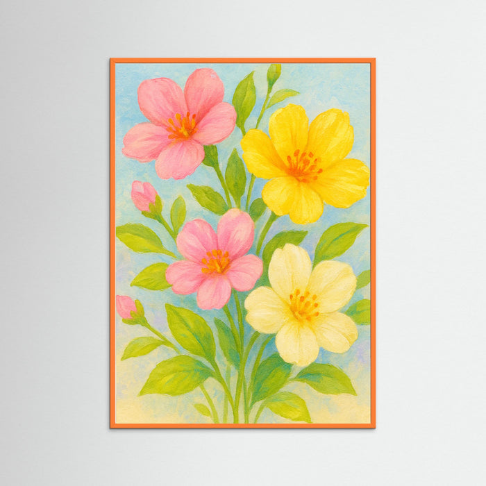 Orange Wood Spring Bloom