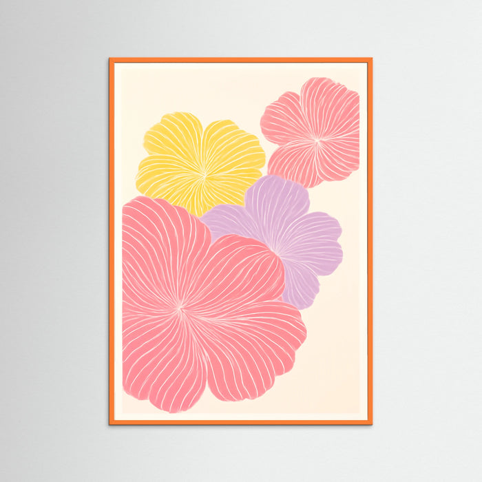 Orange Wood Spring Blooms