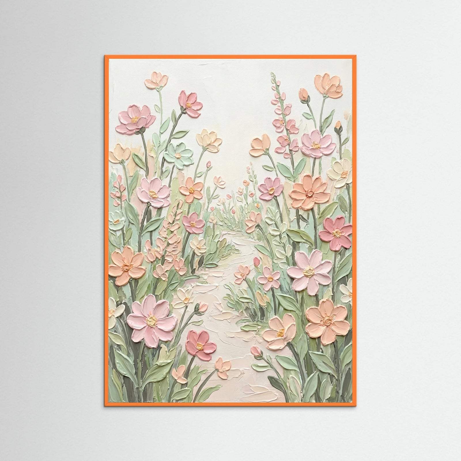 Orange Wood Springing Petals