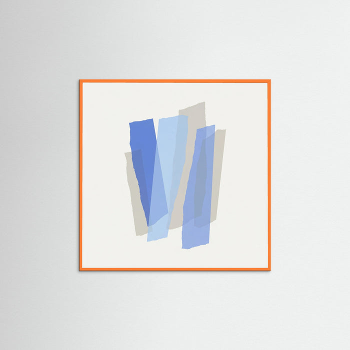 Orange Wood Square Blue Intersections