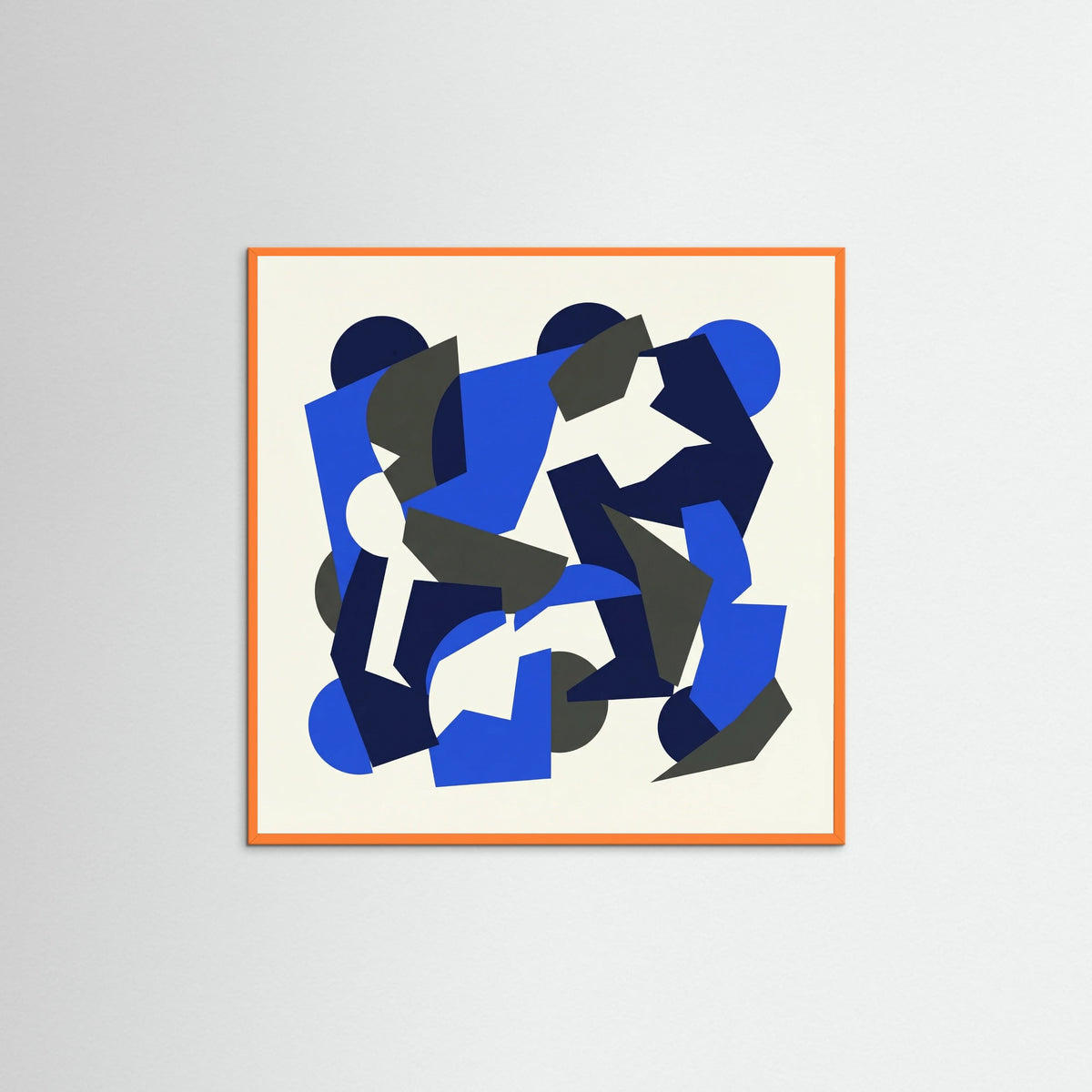 Orange Wood Square Cobalt Segments