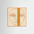 Orange Wood Square Duality Perspective