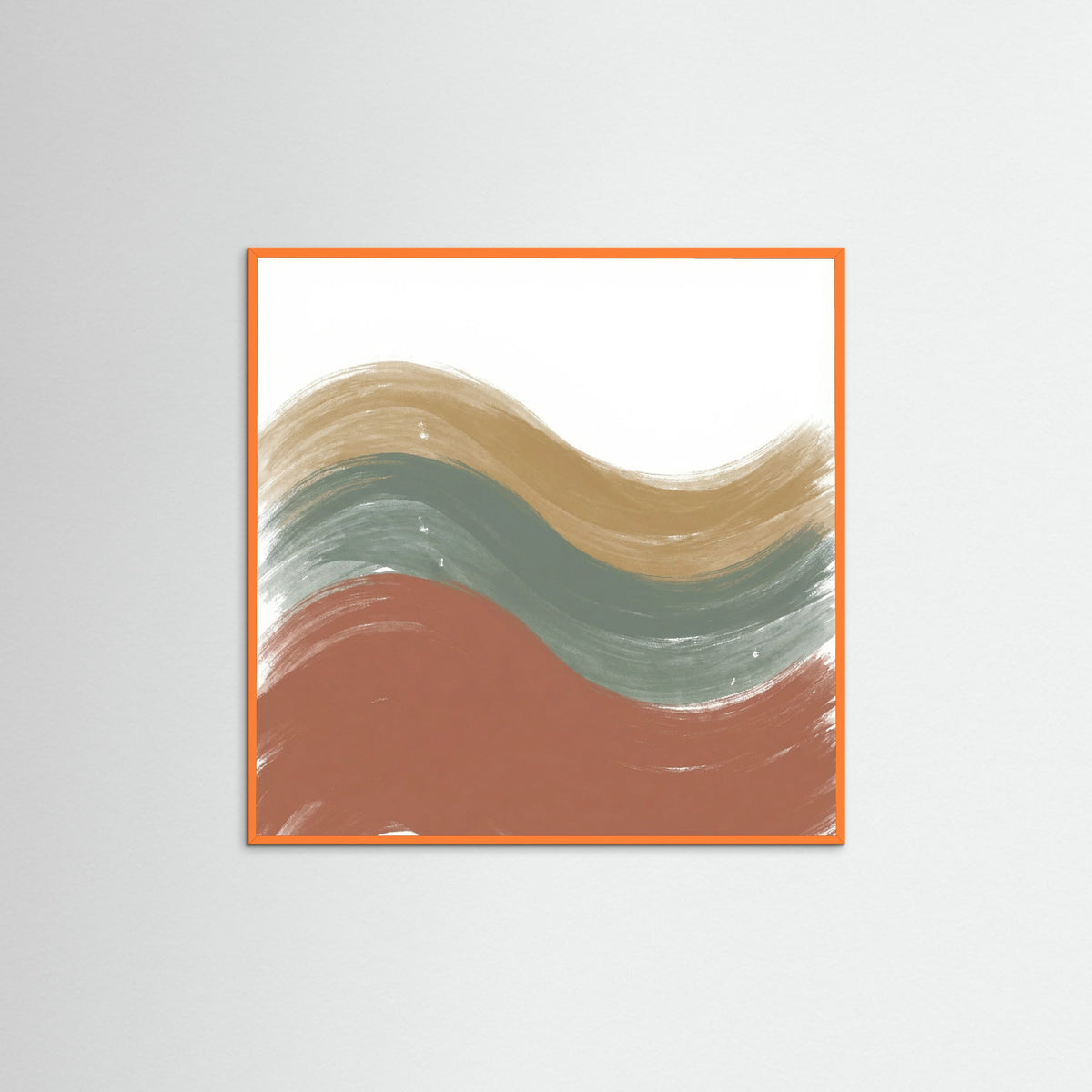 Orange Wood Square Earthy Arches