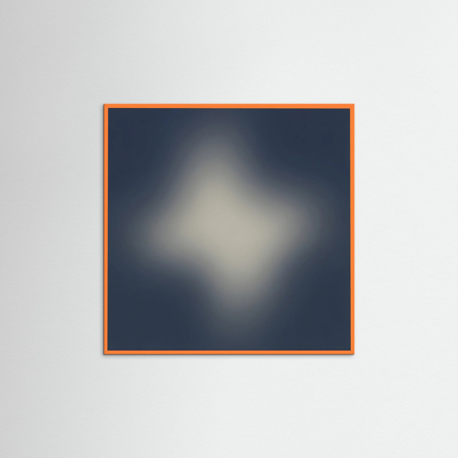 Orange Wood Square Ethereal Blur