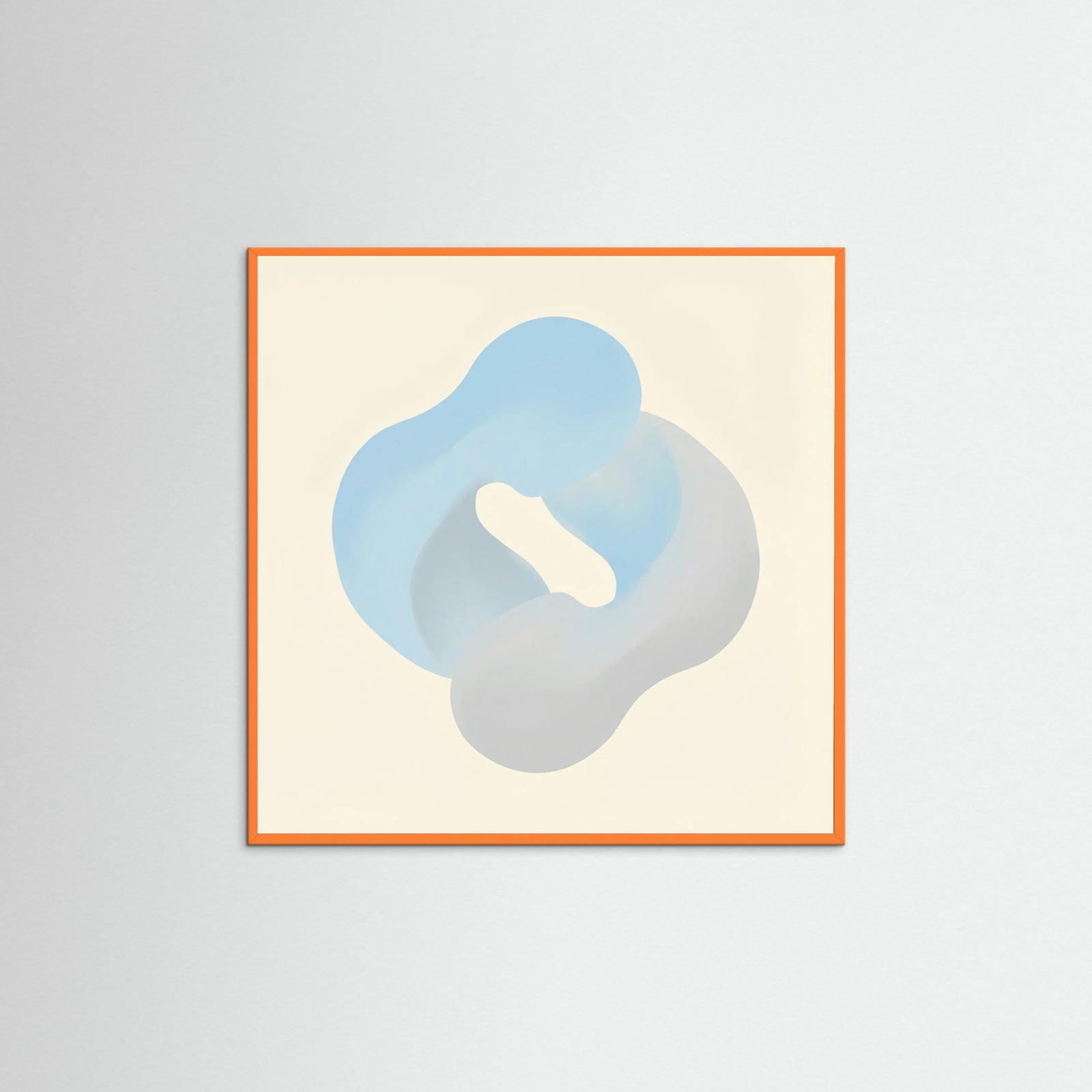 Orange Wood Square Ethereal Blush