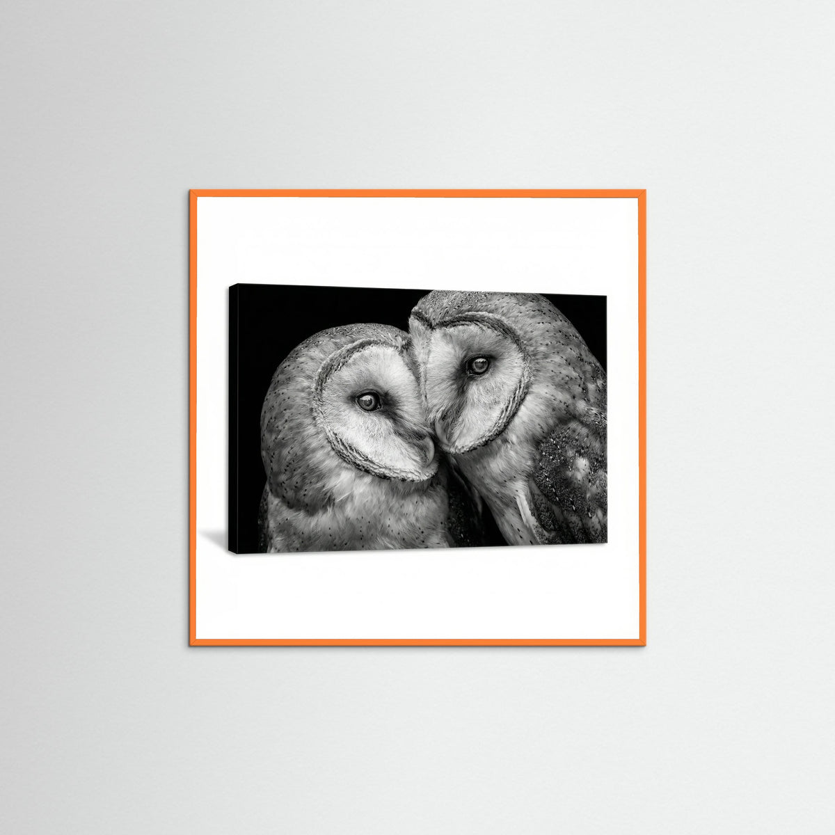 Orange Wood Square Feathered Connection