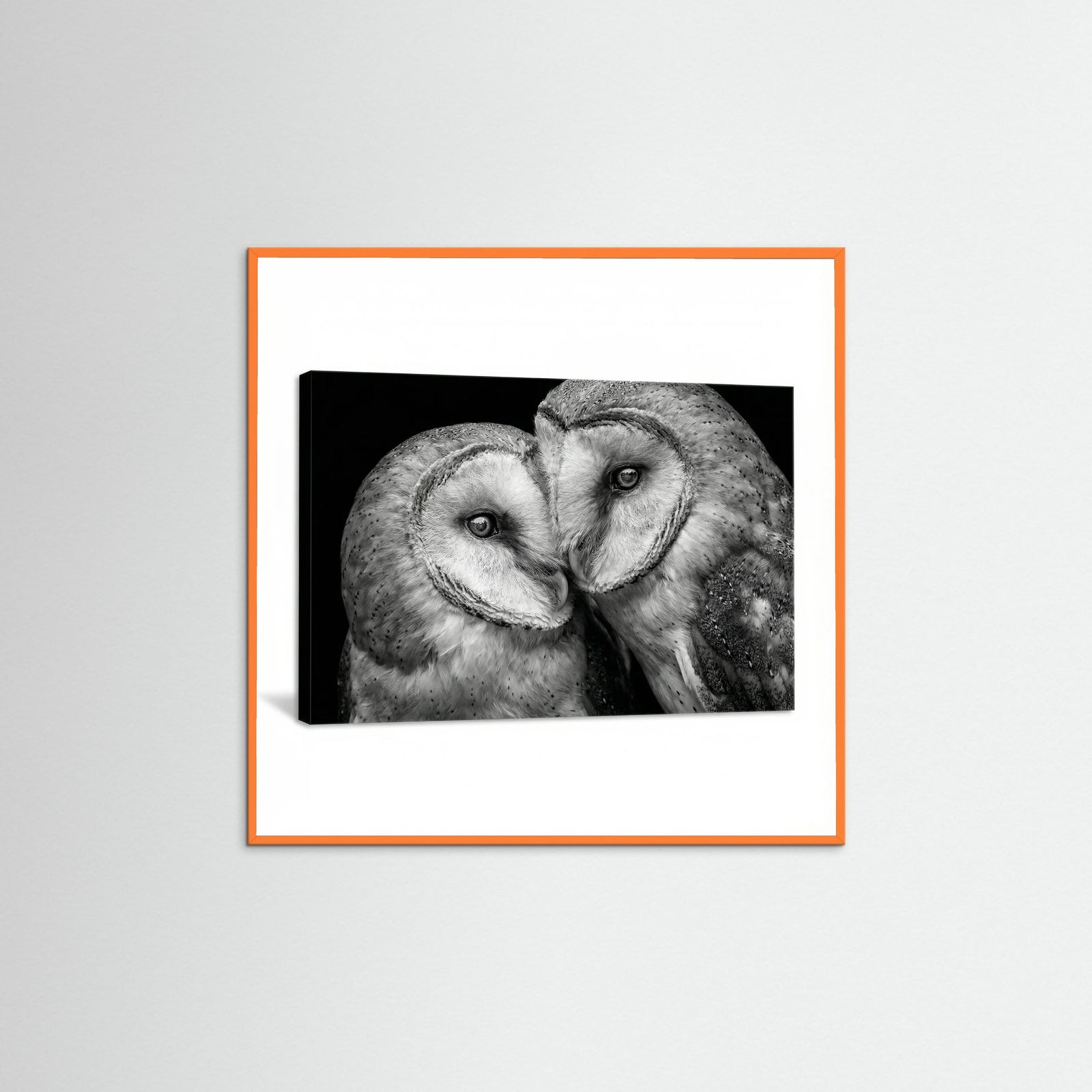 Orange Wood Square Feathered Connection