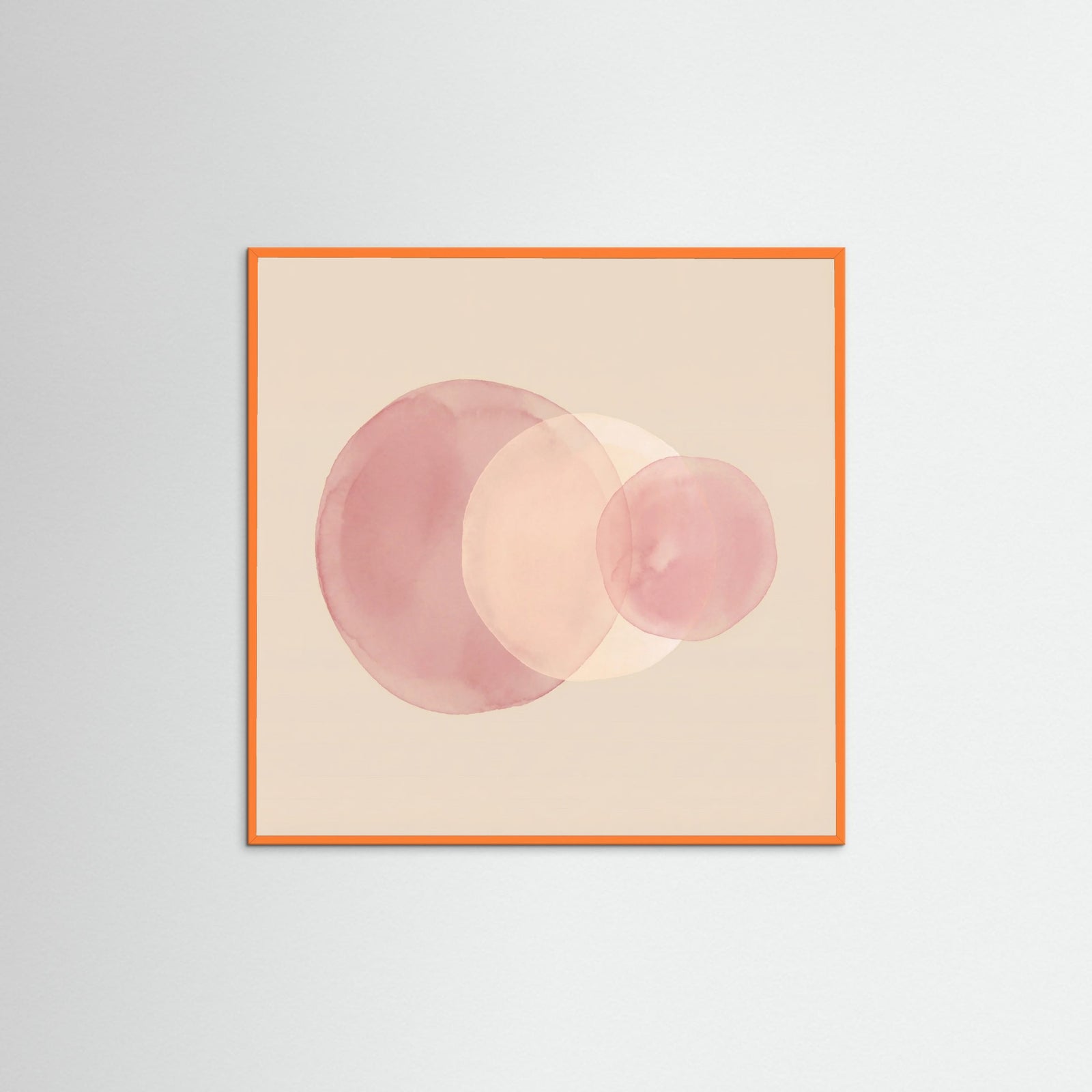 Orange Wood Square Gentle Presence
