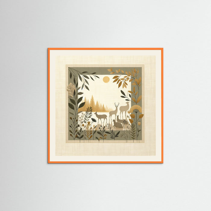 Orange Wood Square Gentle Spirit