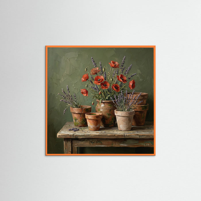 Orange Wood Square Harvest Maiden