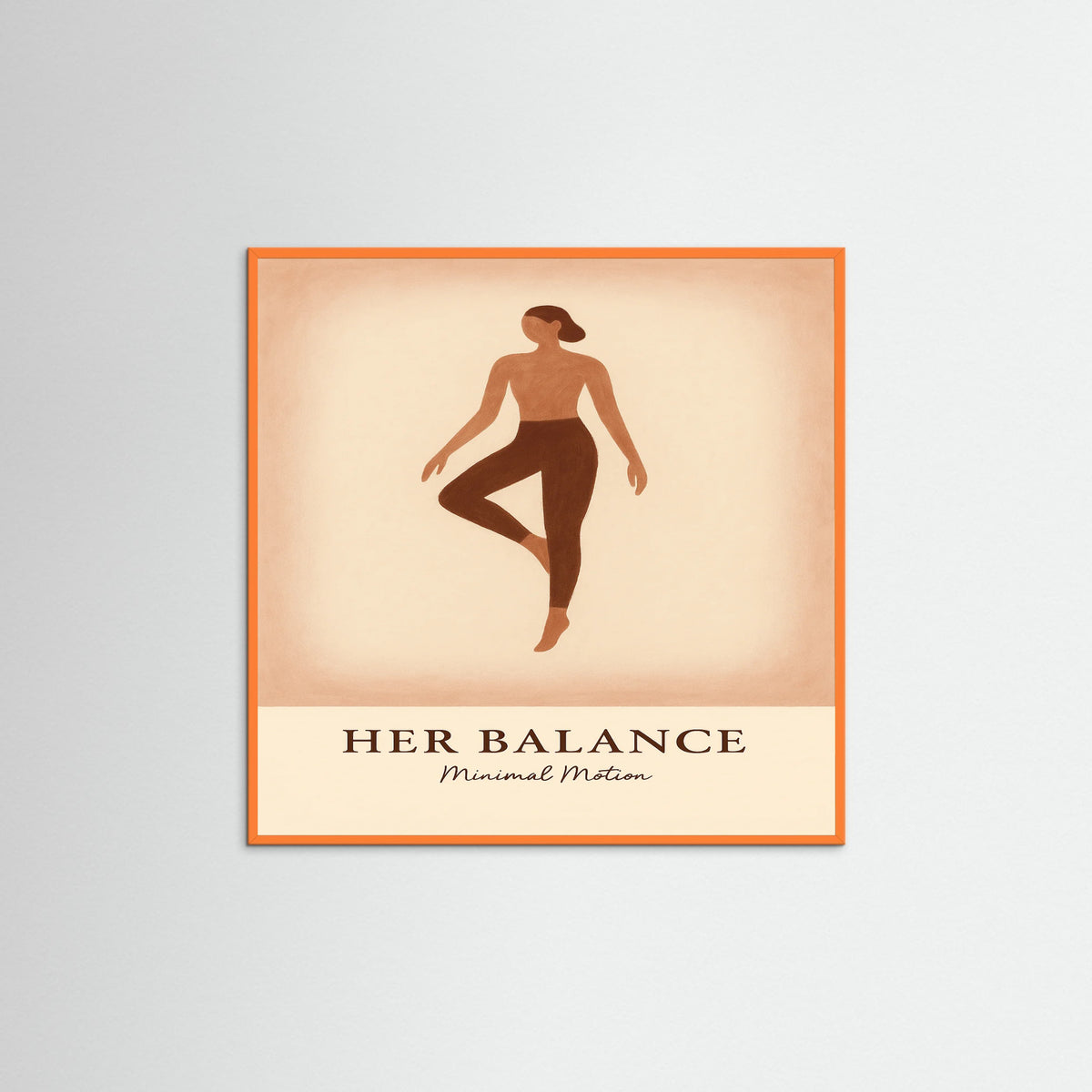 Orange Wood Square Her balance