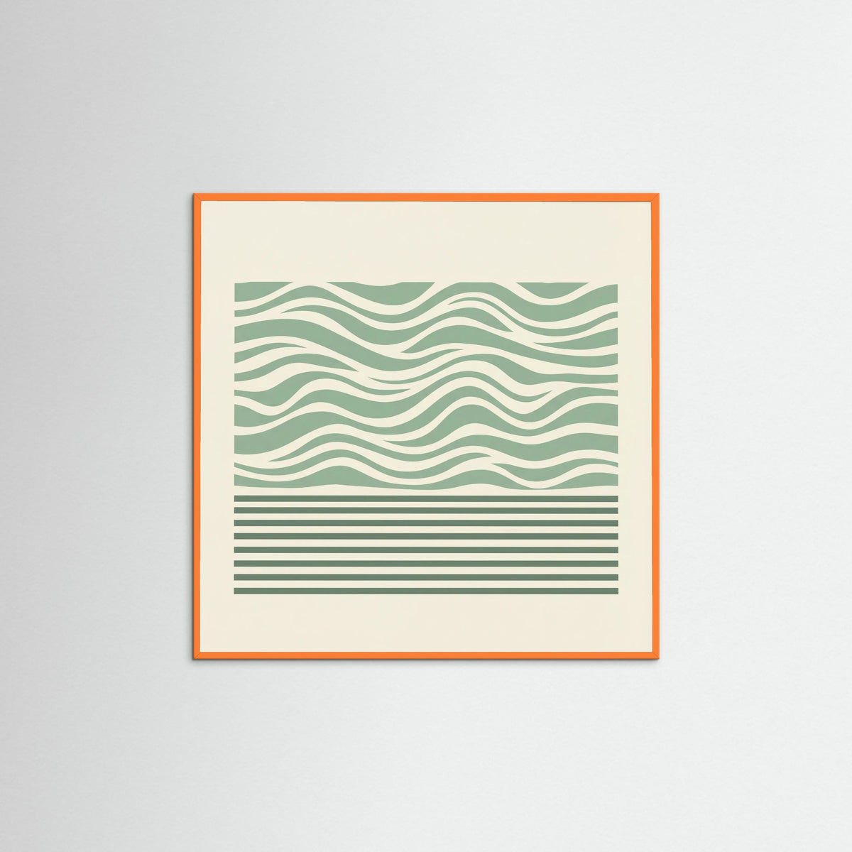 Orange Wood Square Lavender Dualism