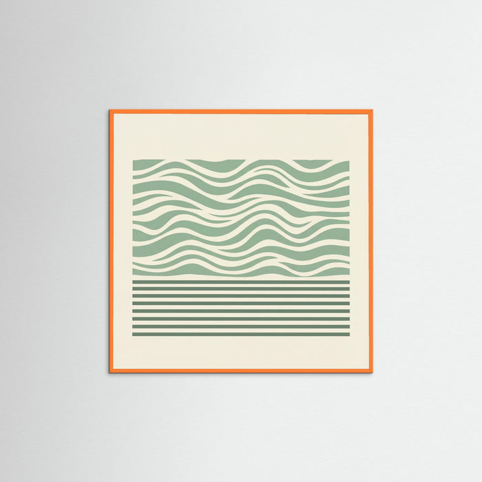 Orange Wood Square Lavender Dualism