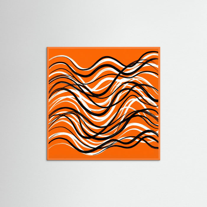 Orange Wood Square Looping Energy