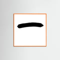 Orange Wood Square Monolithic Mark