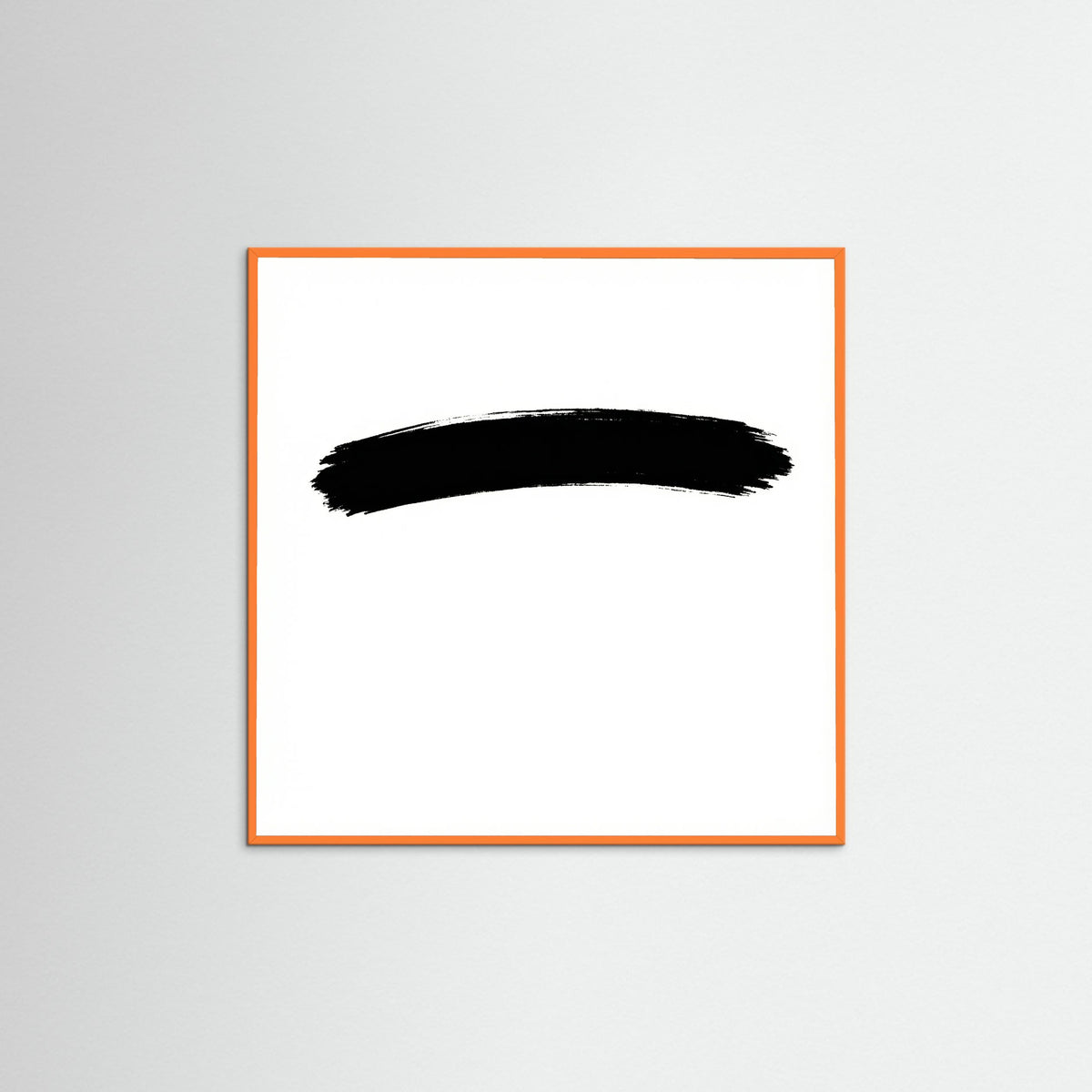 Orange Wood Square Monolithic Mark