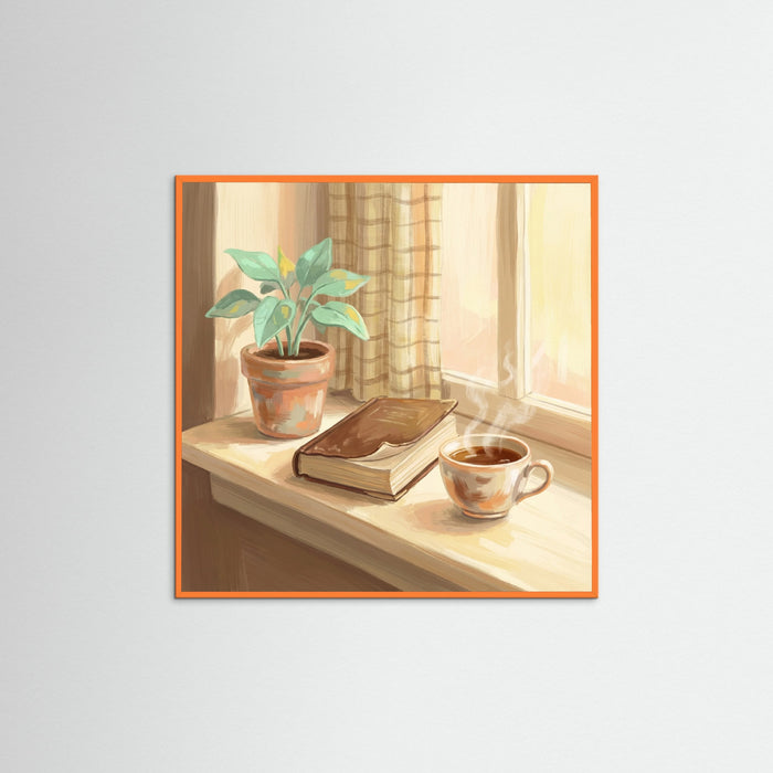 Orange Wood Square Morning Cafe Scene