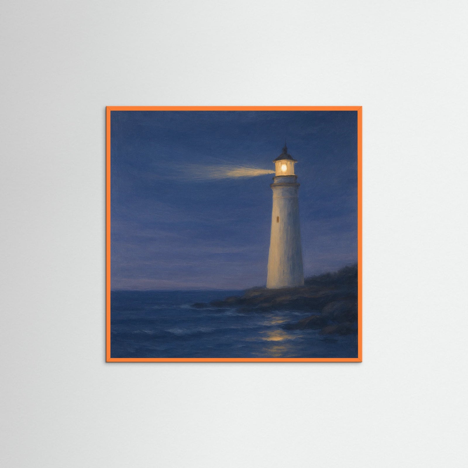 Orange Wood Square Mystic Shores