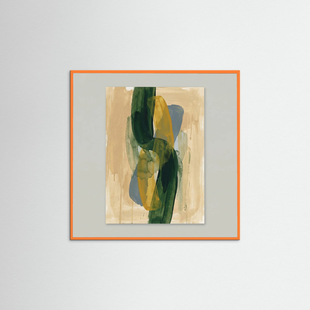 Orange Wood Square Organic Balance