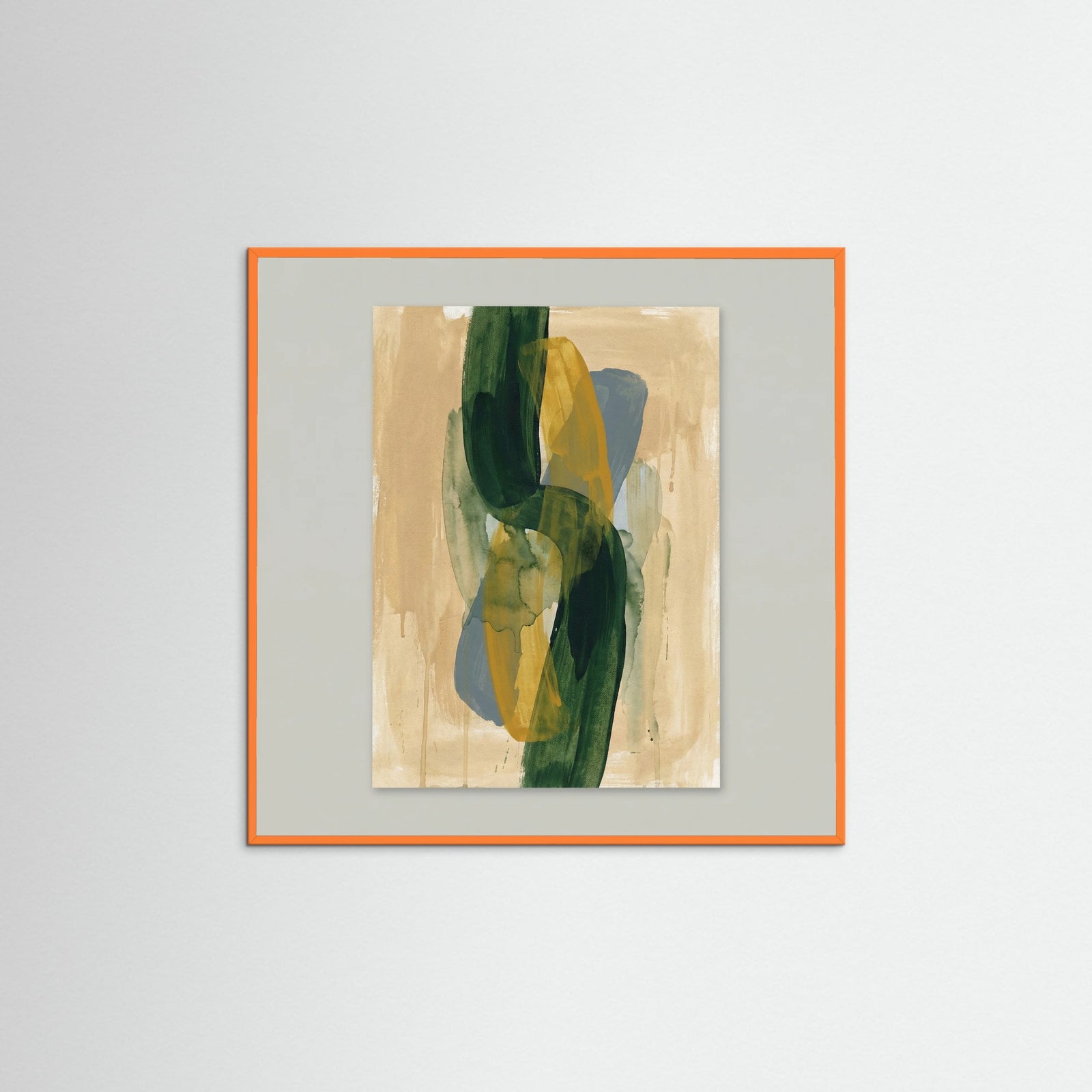 Orange Wood Square Organic Balance