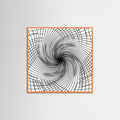 Orange Wood Square Rhythmic Grids