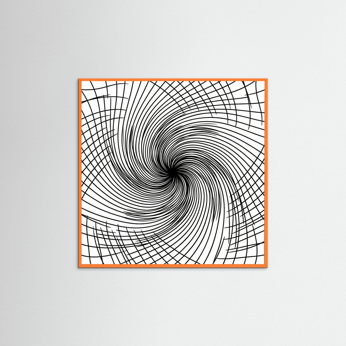 Orange Wood Square Rhythmic Grids