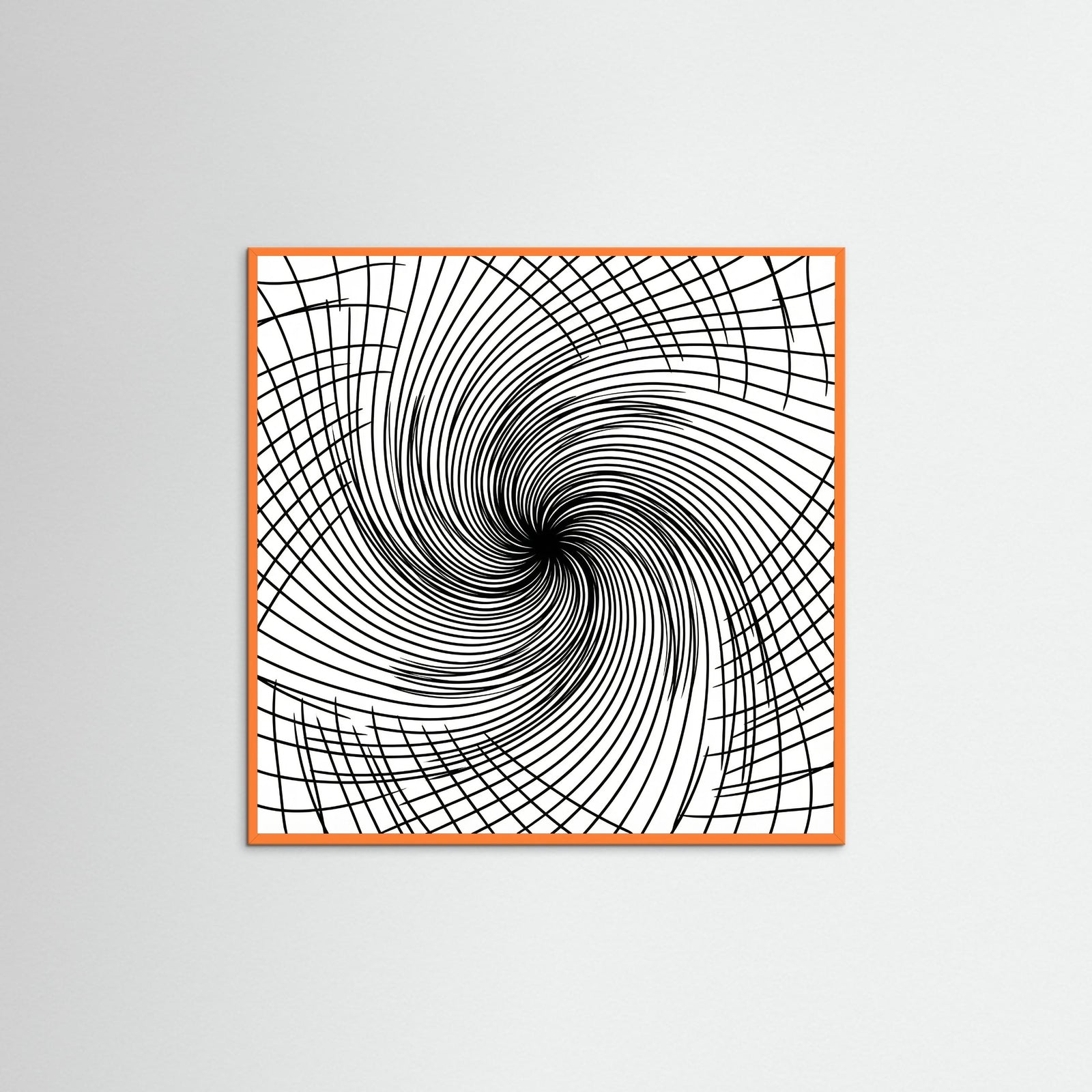 Orange Wood Square Rhythmic Grids