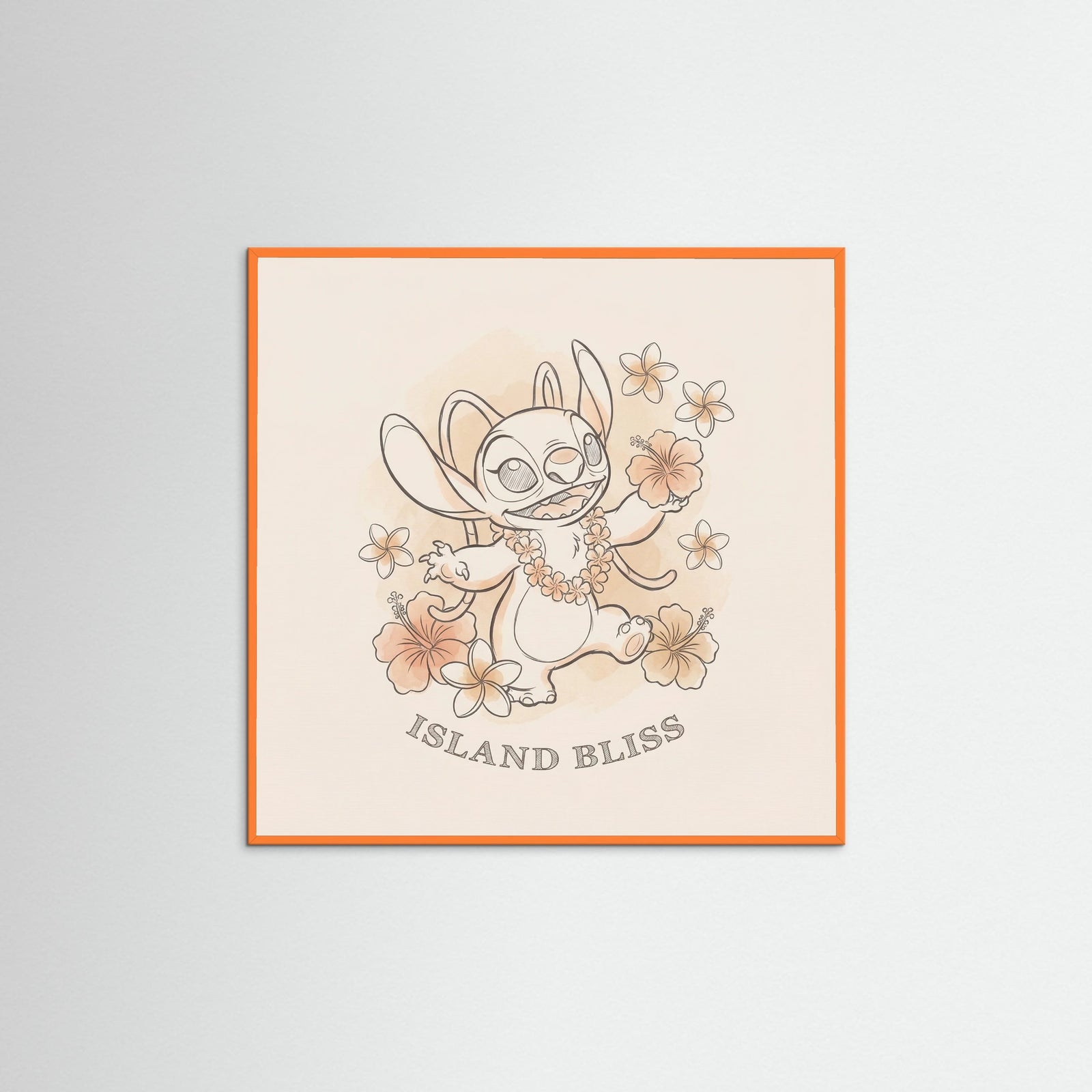 Orange Wood Square Sea La Vie