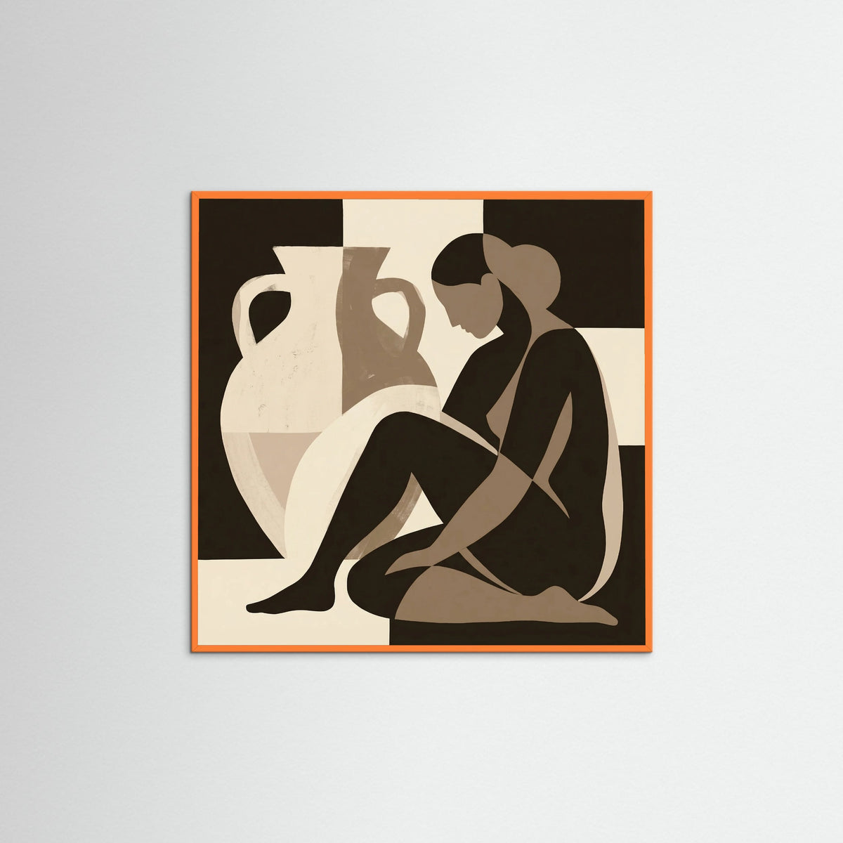 Orange Wood Square Shared Abundance