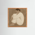 Orange Wood Square Solitude