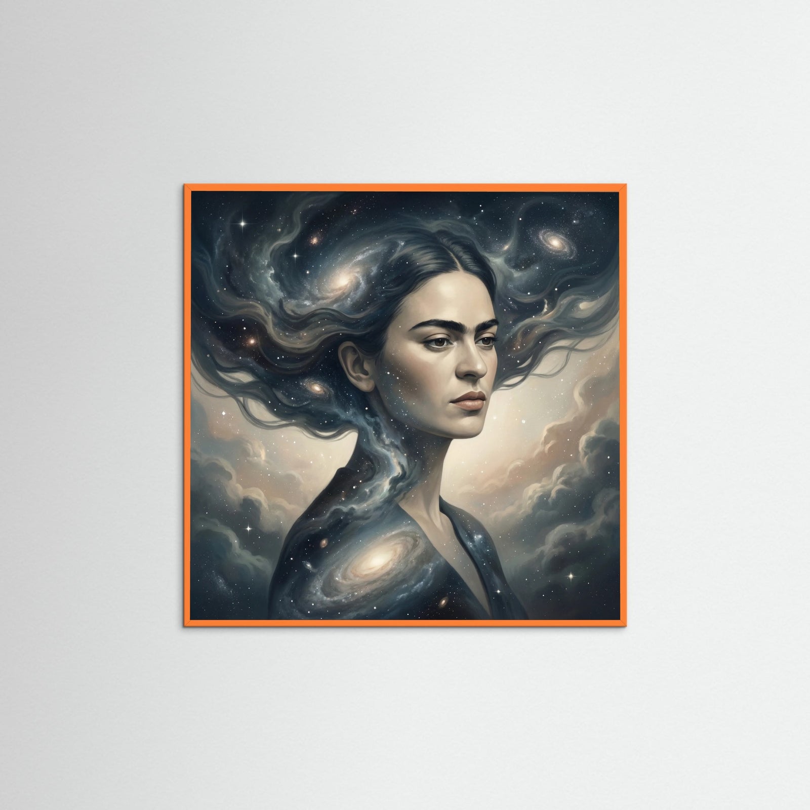 Orange Wood Square Submerged Muse