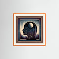 Orange Wood Square Wandering Soul