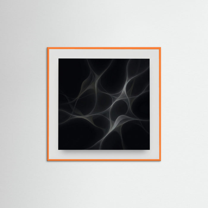 Orange Wood Square Whispering Forms