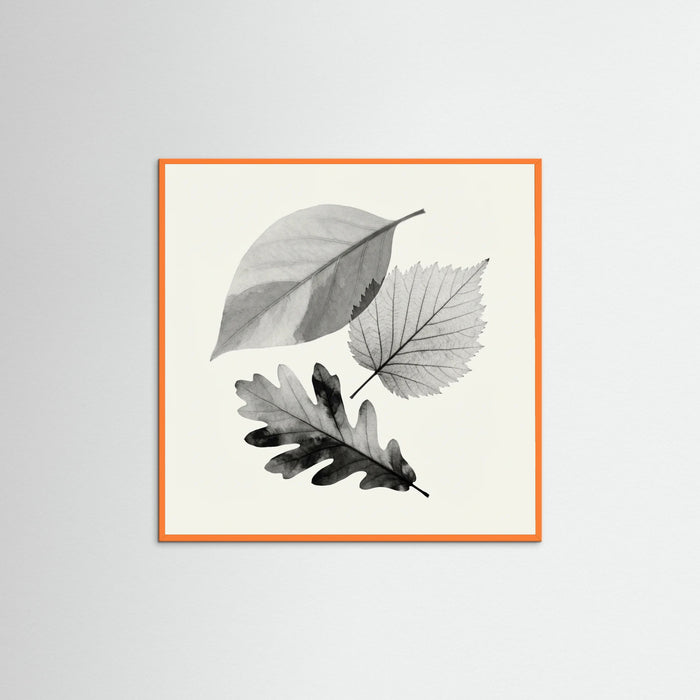 Orange Wood Square Whispering Petals