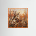 Orange Wood Square Whispering Reeds