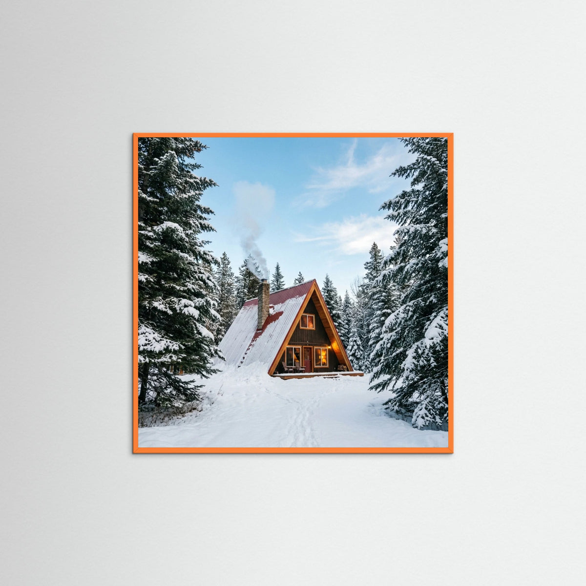 Orange Wood Square Winter Ascent