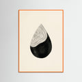 Orange Wood Stacked Crescents