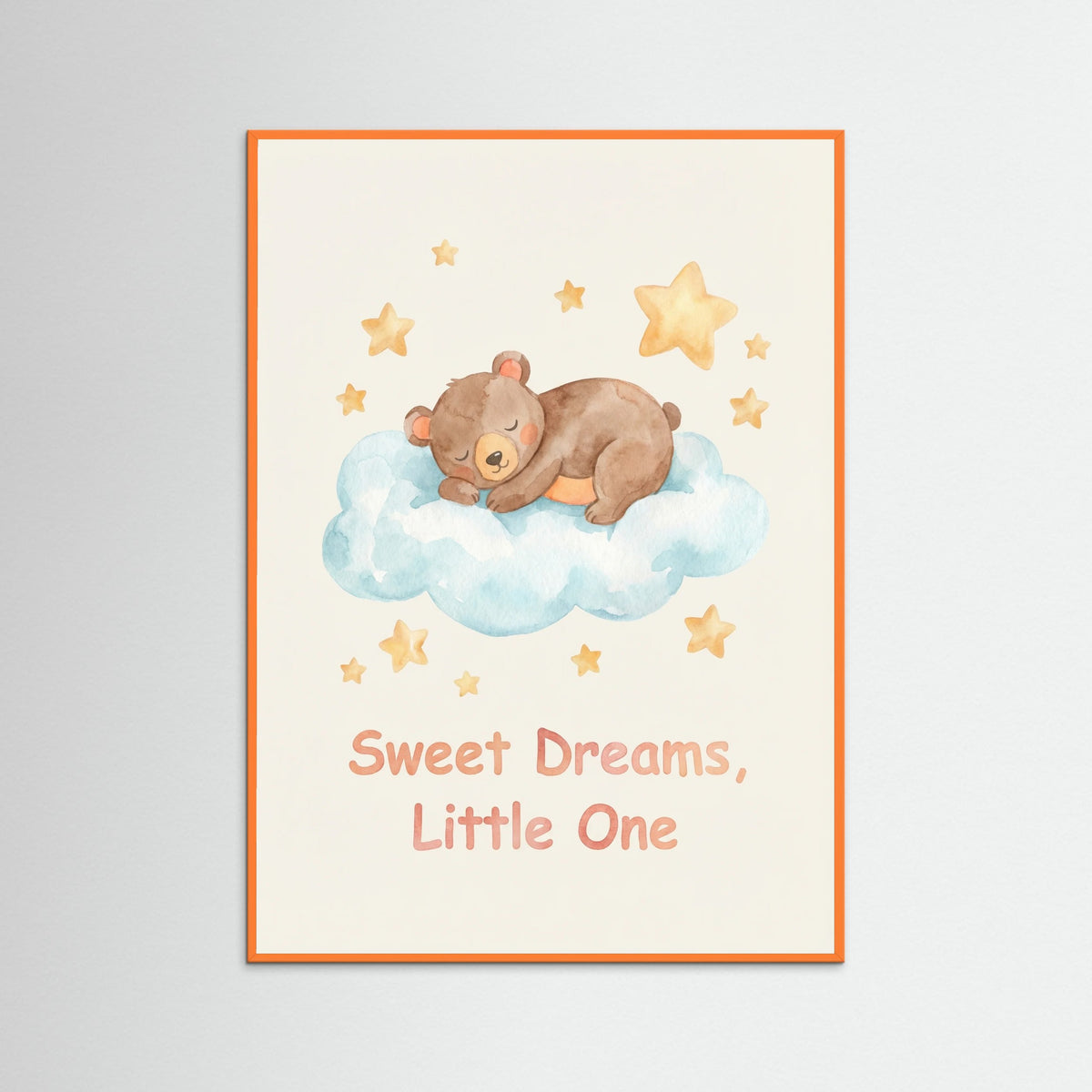 Orange Wood Starry Embrace