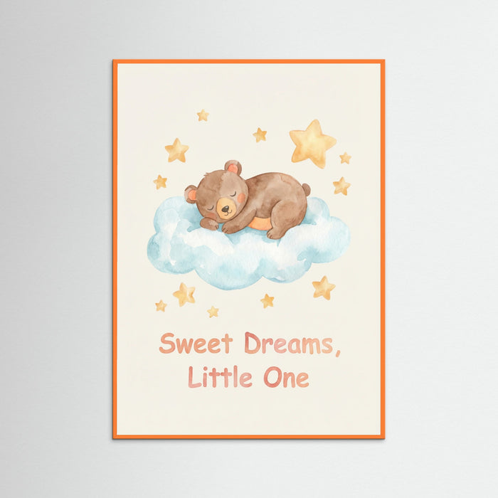 Orange Wood Starry Embrace