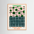 Orange Wood Statens Museum for Kunst Copenhagen Poster