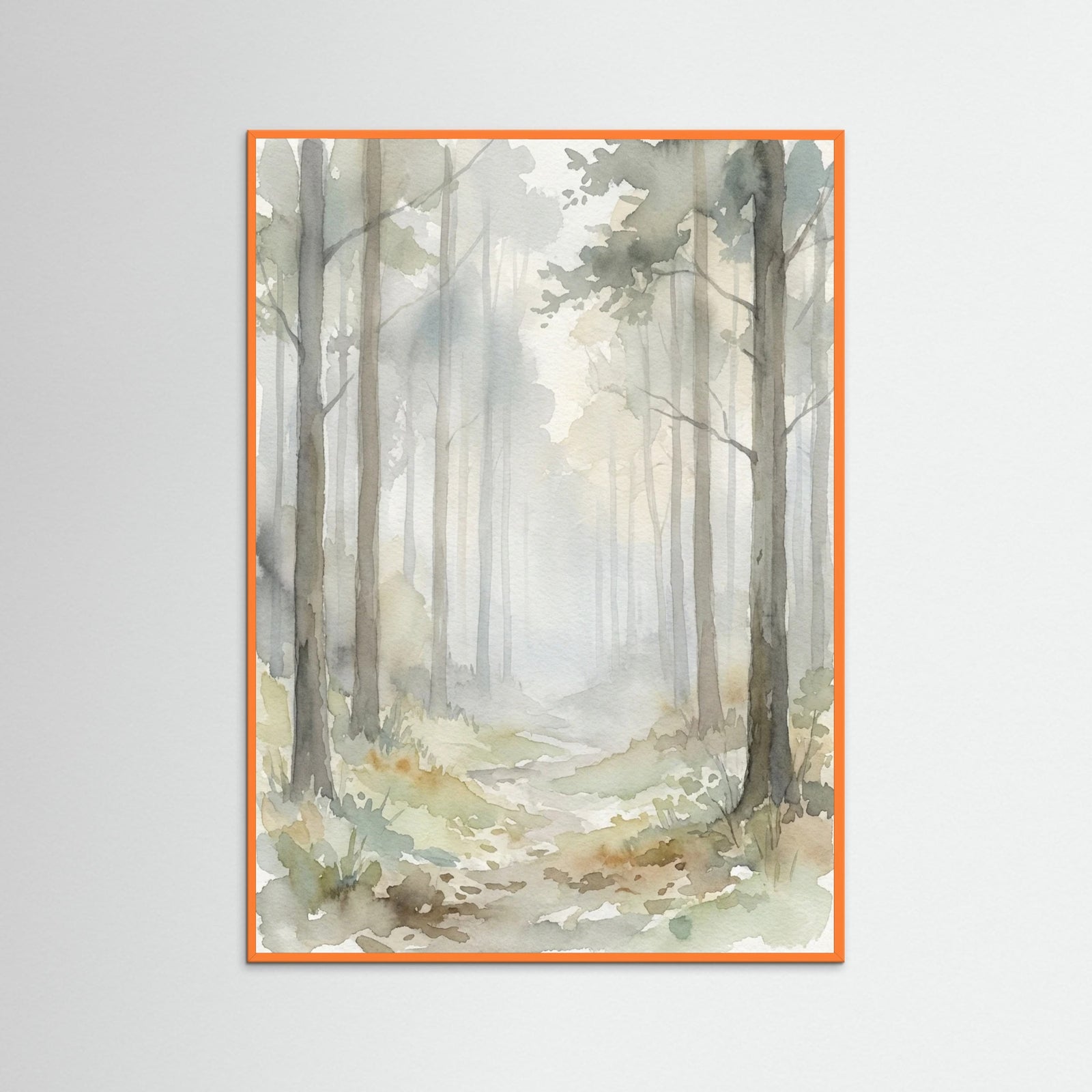 Orange Wood Still Water Echoes