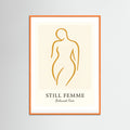 Orange Wood Still femme