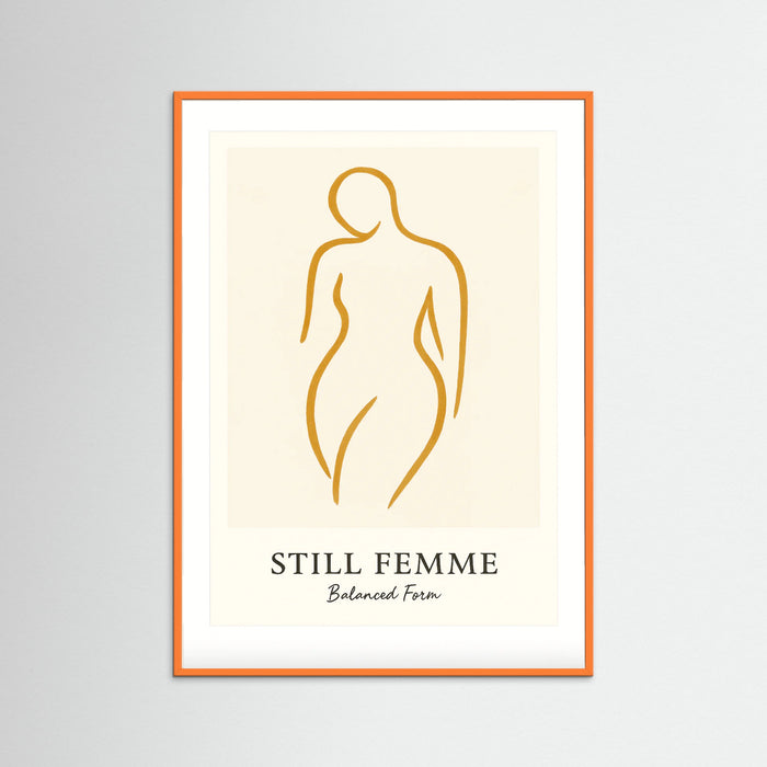 Orange Wood Still femme