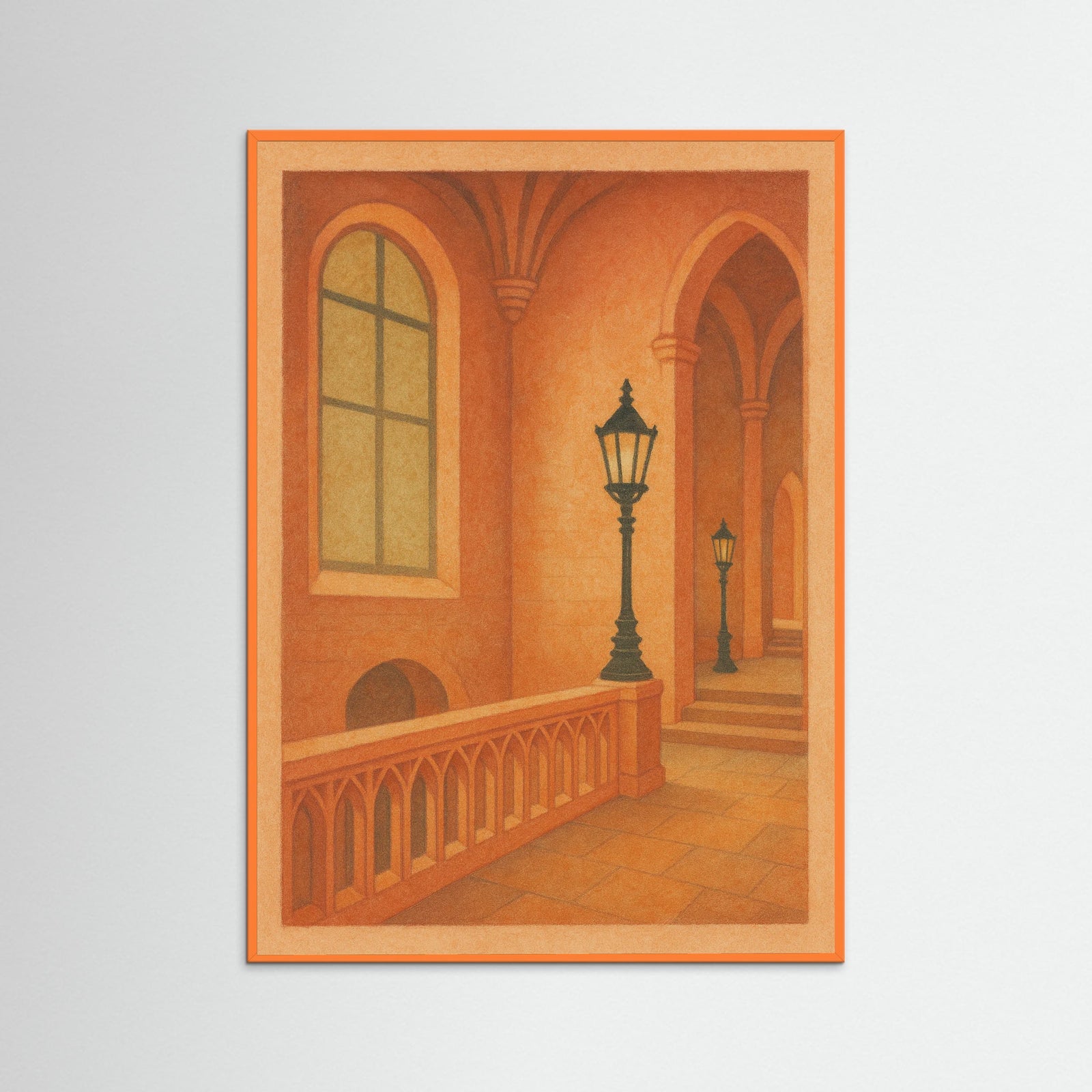 Orange Wood Stone Echoes