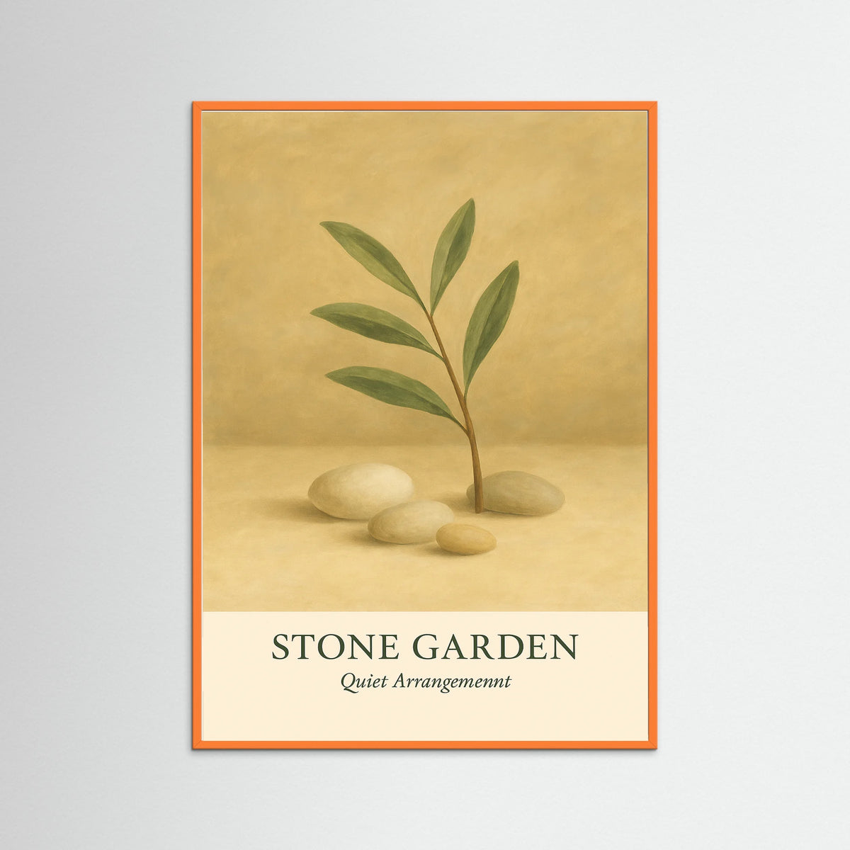 Orange Wood Stone garden